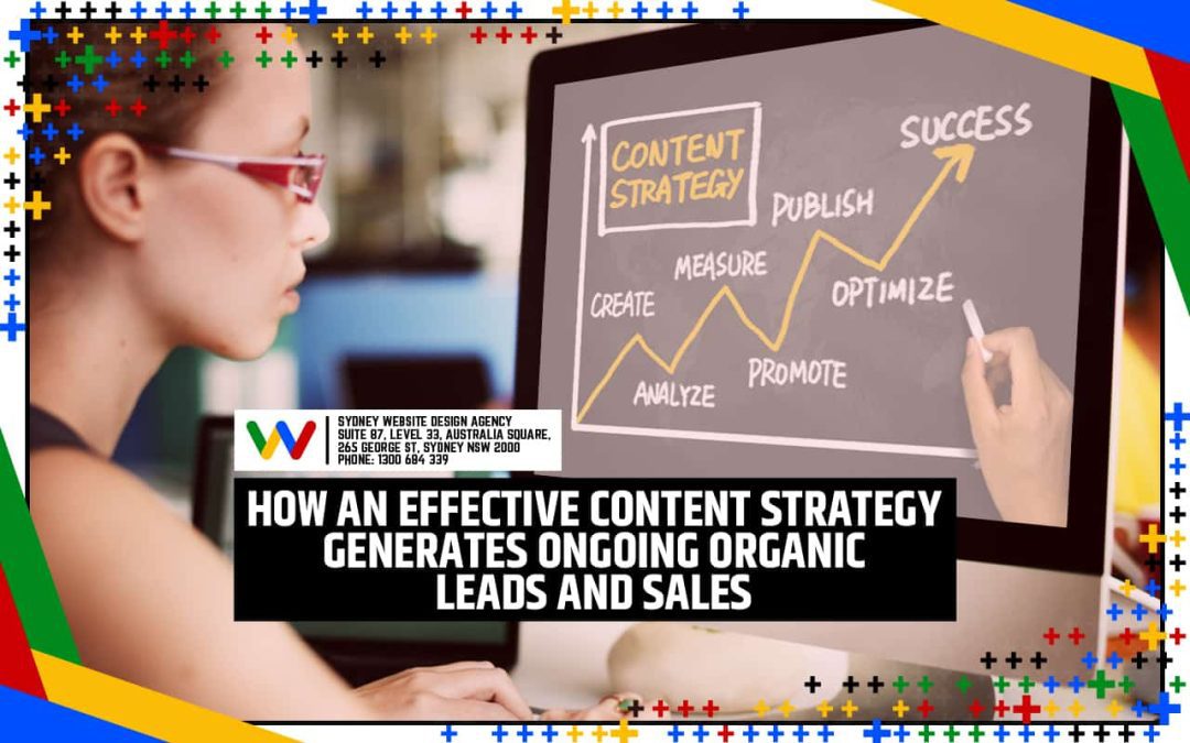 How an Effective Content Strategy Generates Ongoing Organic Leads And Sales