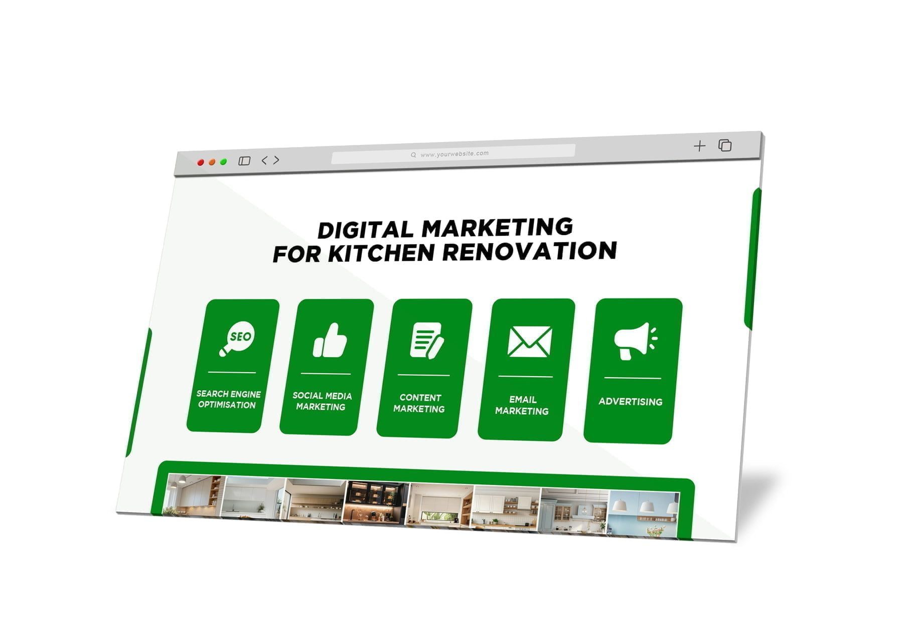 Digital Marketing Kitchen Renovation