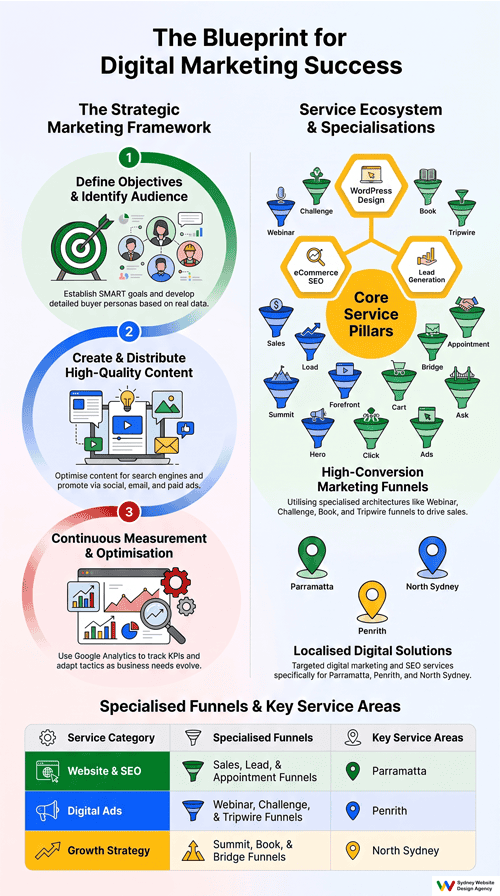 Digital Marketing Strategy Infographic