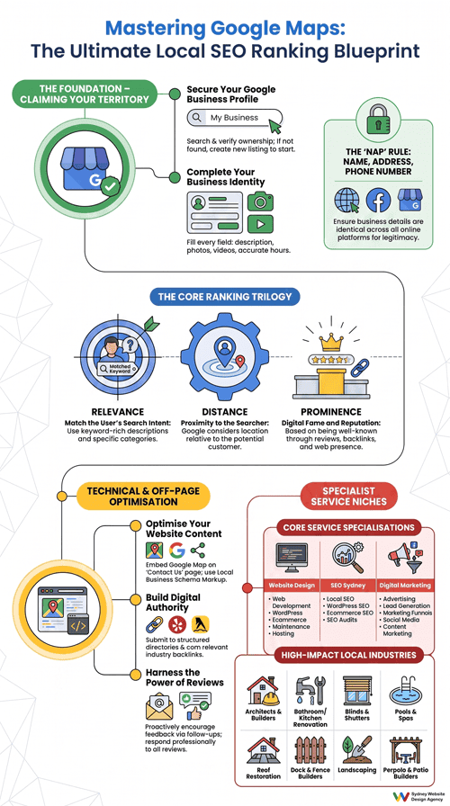 Google Map SEO Infographic