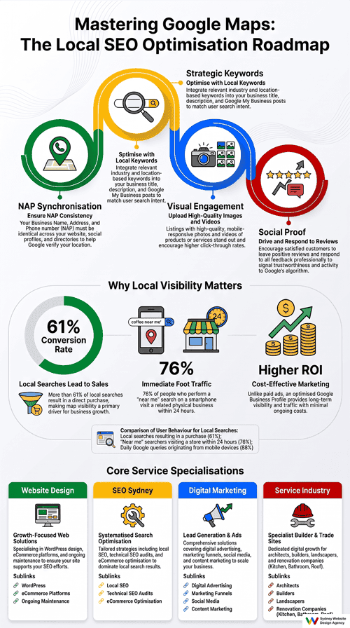 Google Maps optimisation Infographic