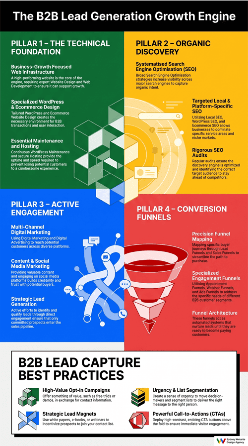 Lead Generation Strategies Infographic