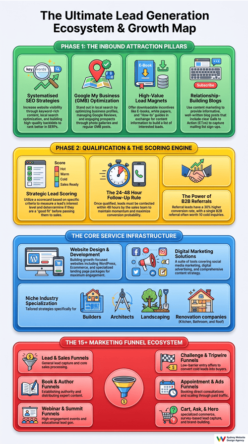 Lead Generation Strategy Infographic
