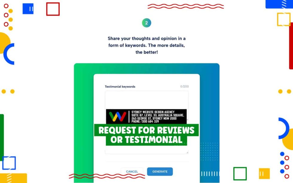 Request For Reviews Or Testimonial Request-For-Reviews-Or-Testimonial