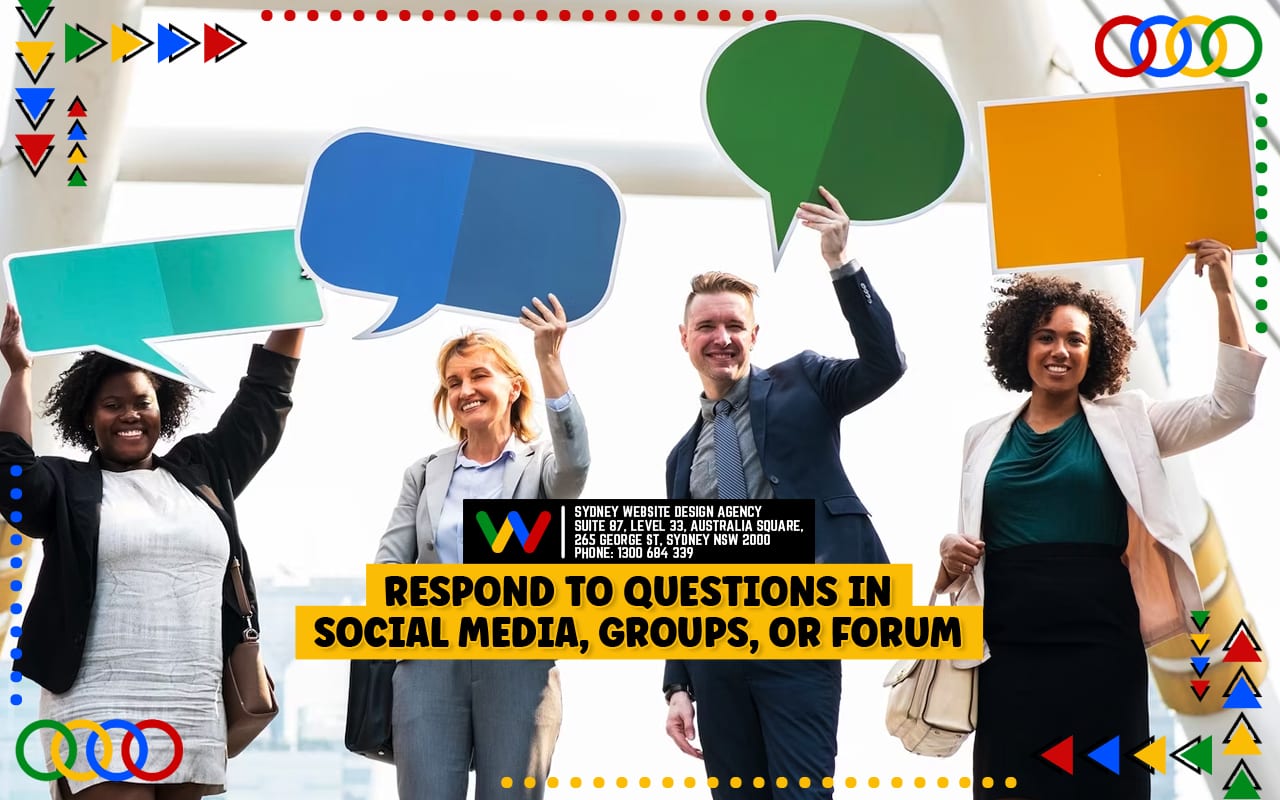 Respond To Questions In Social Media, Groups, Or Forum Respond To Questions In Social Media, Groups, Or Forum