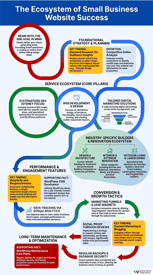 Small Business Website Design Infographic