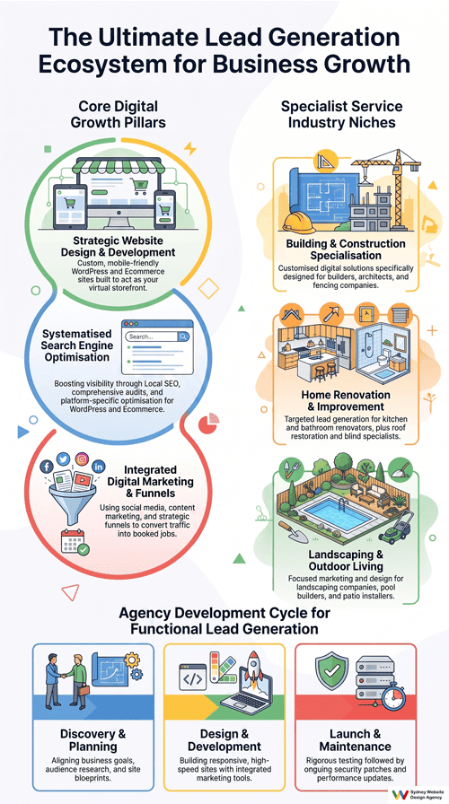 Sydney web design infographic