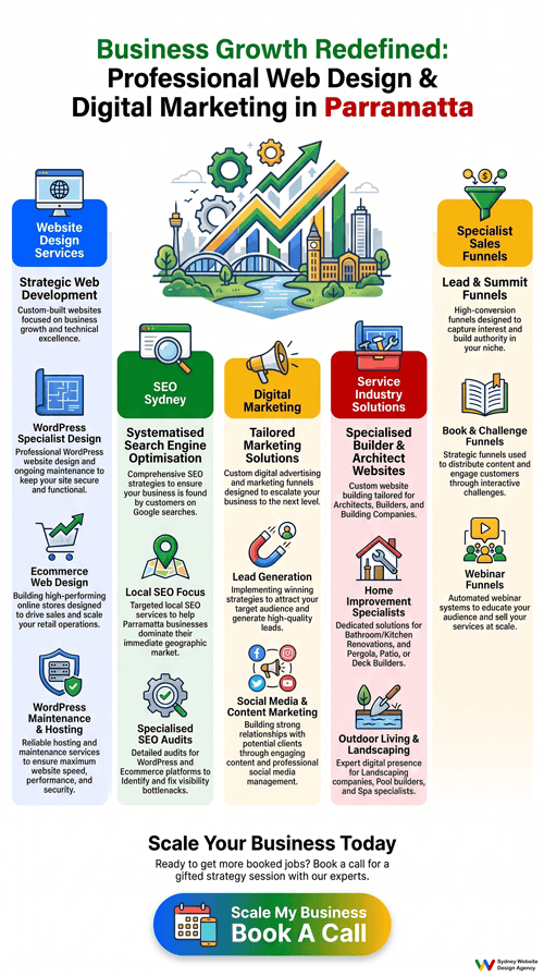 Web Design Parramatta infographic