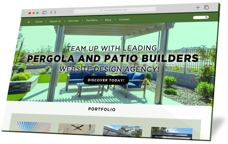 Web Design Pergola and Patio