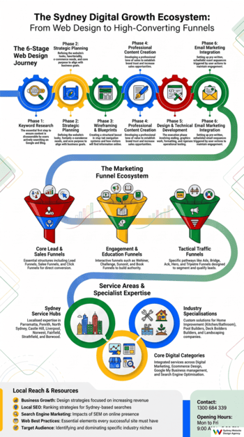Web Design Sydney Australia infographic