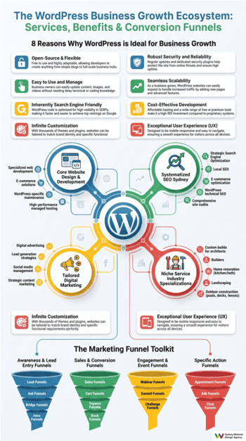 WordPress Website Designer infographic
