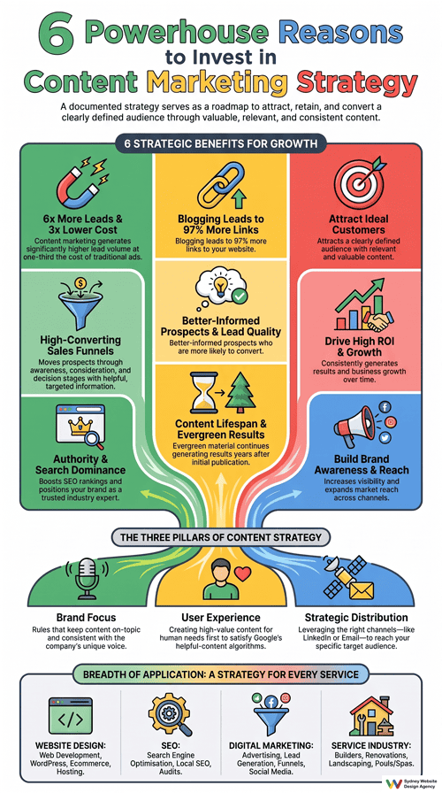 content marketing types Infographic