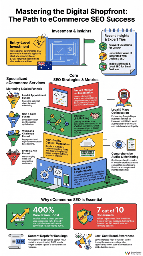 eCommerce SEO Services Infographic
