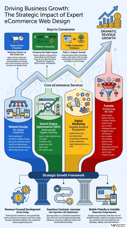 eCommerce web designer Infographic