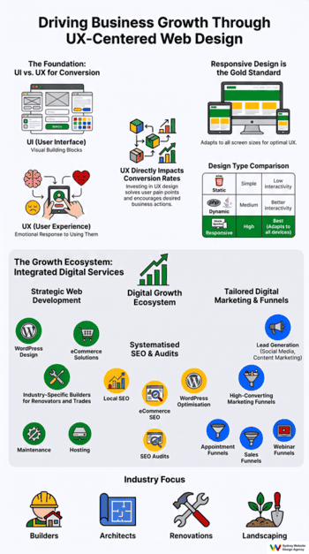 web design UX infographic