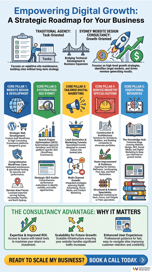 web design consultancy infographic