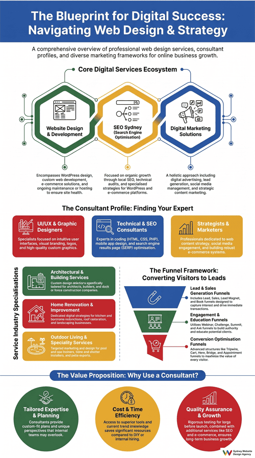 web design consultant infographic