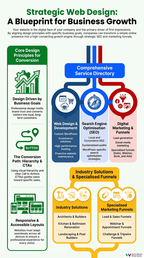 web design infographic
