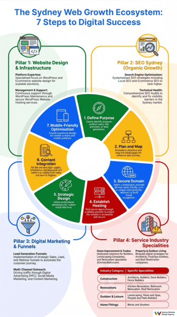 web developer in Sydney infographic