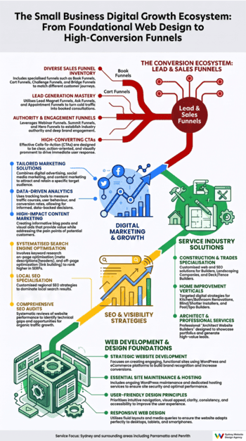 web development infographic