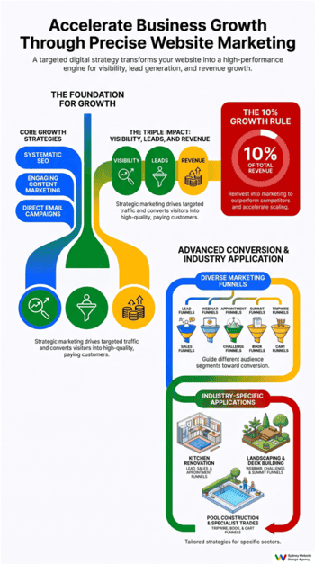 website marketing infographic